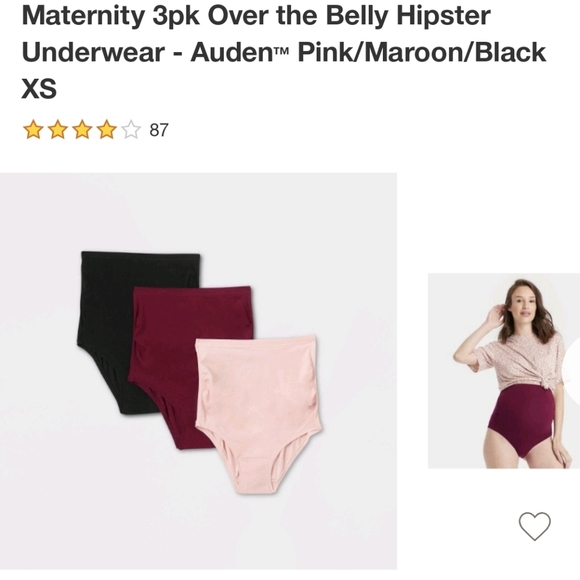 Maternity over the belly underwear 3pk size XS NWT - Picture 5 of 5